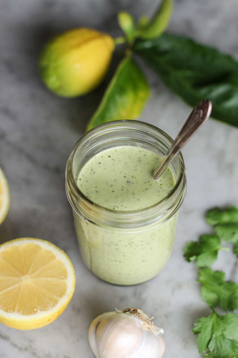 Lemon Herb Tahini Sauce - Girl On The Range