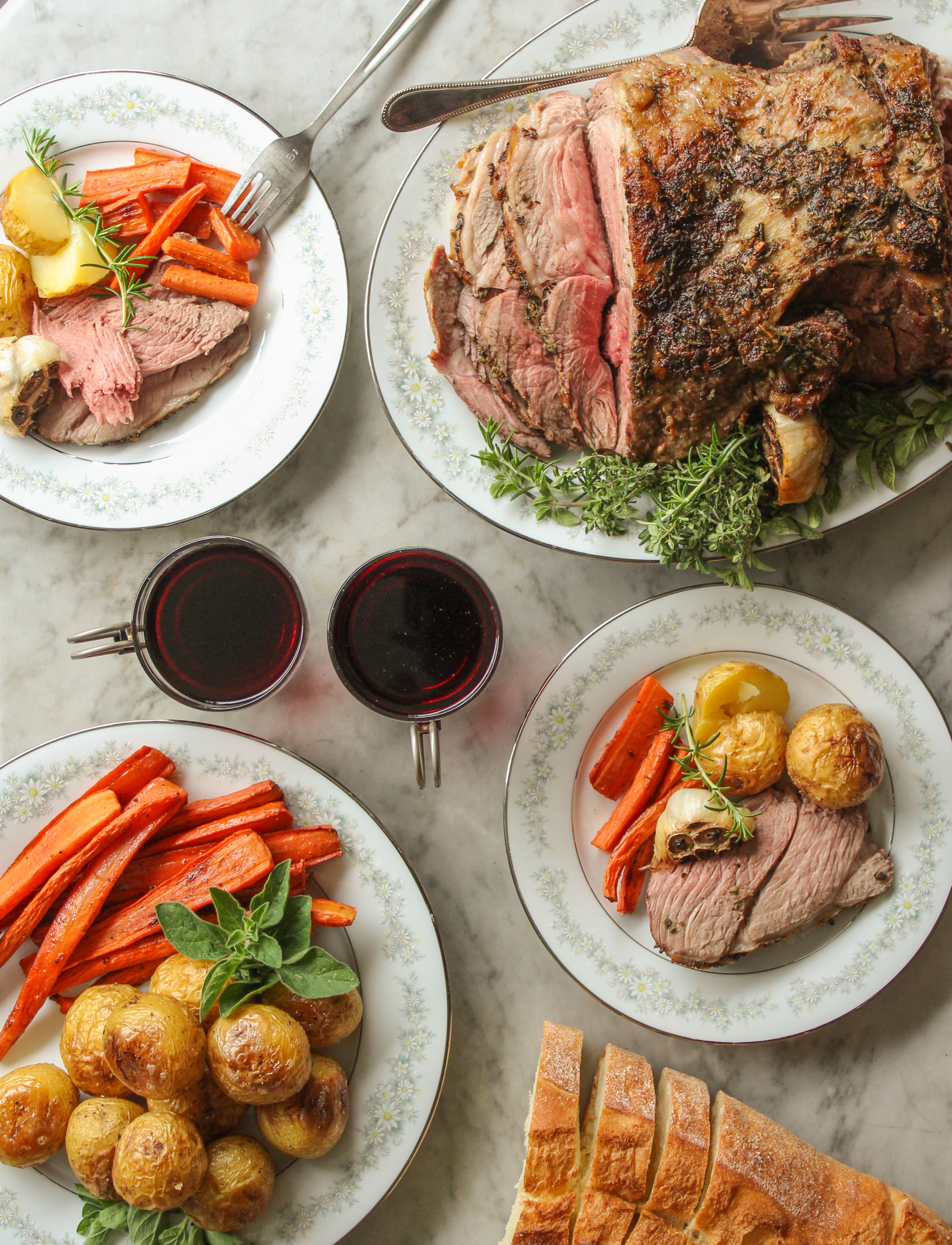 leg of lamb meal www.girlontherange.com - Girl on the Range