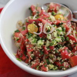 heirloom tomato and millet tabouleh