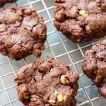 double chocolate walnut cookies and the great food blogger cookie swap