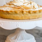 classic pumpkin pie with mile-high meringue