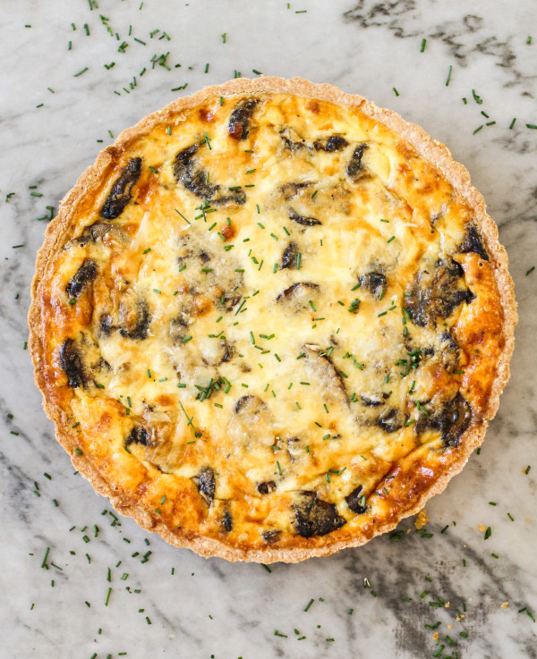 roasted mushroom and cheese tart - Girl on the Range