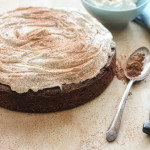 chocolate Guinness cake with cream cheese frosting
