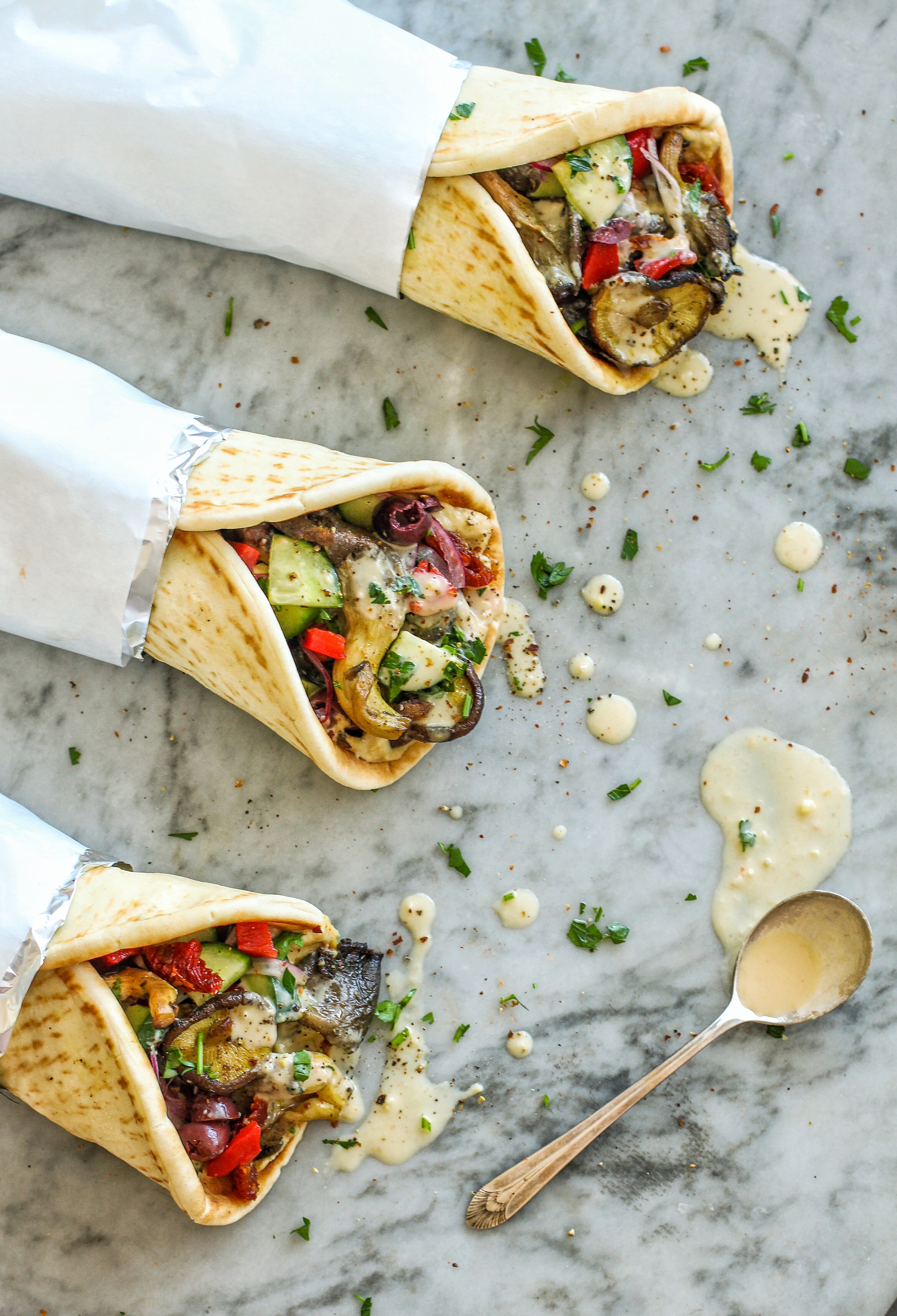 Oyster Mushroom Gyros