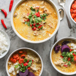 malaysian chicken and coconut curry