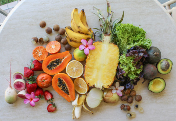 tropical green salad with papaya seed vinaigrette - Girl on the Range