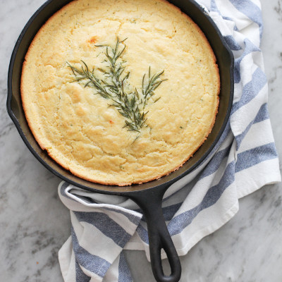 brown butter and rosemary cornbread
