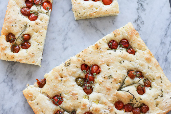 tomato focaccia - Girl on the Range