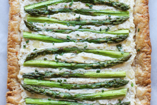 asparagus and ricotta tart