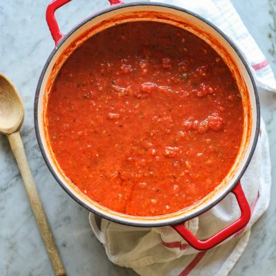 quick and easy homemade tomato sauce