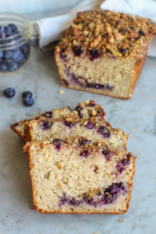 blueberry streusel quick bread