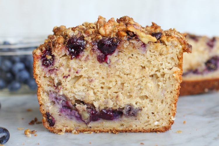 Blueberry Streusel Quick Bread - Girl On The Range