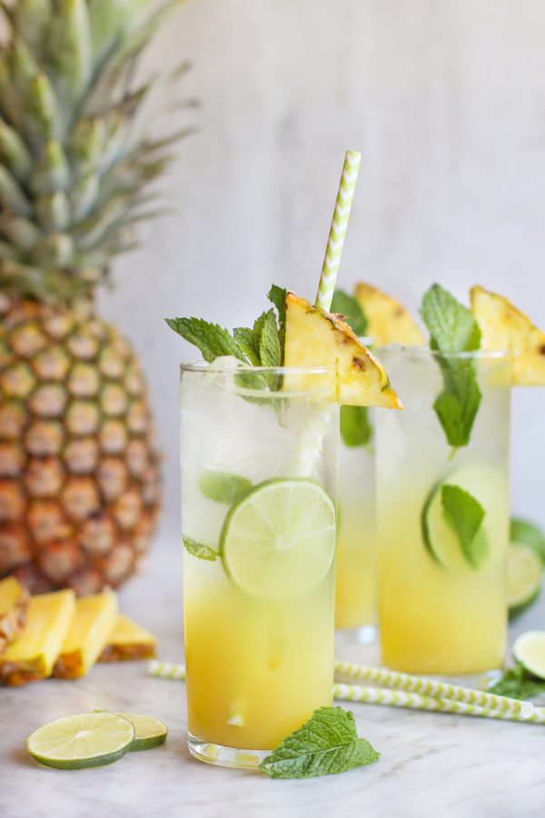 pineapple mint caipirinha - Girl on the Range