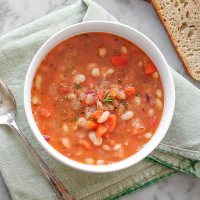 rosemary and white bean soup