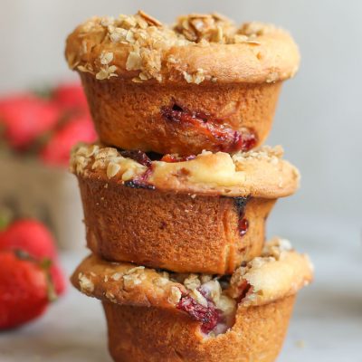strawberry ricotta muffins