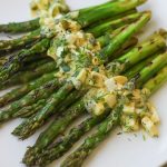 grilled asparagus with sauce gribiche